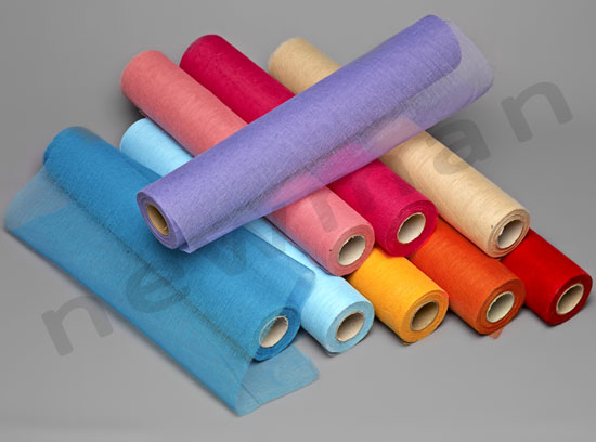 Γάζα χρωματιστή 60cm x 18m gaza se xromata