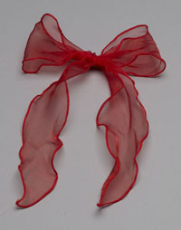 organza floga kokkini fiogkos