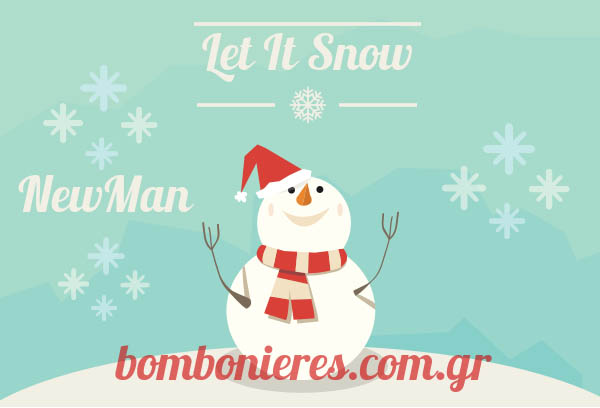 let it snow newman bombonieres