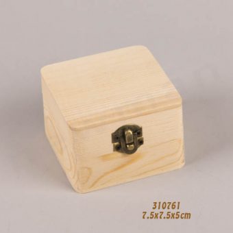 310761 ξύλινο κουτί τετράγωνο