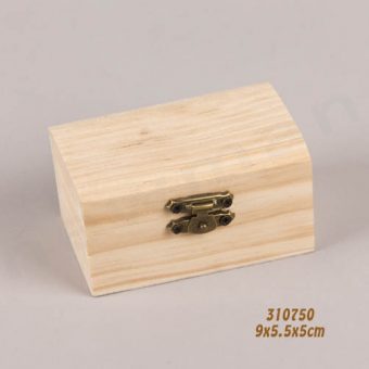 310750 ξύλινο κουτί με μεταλλικό κλείσιμο