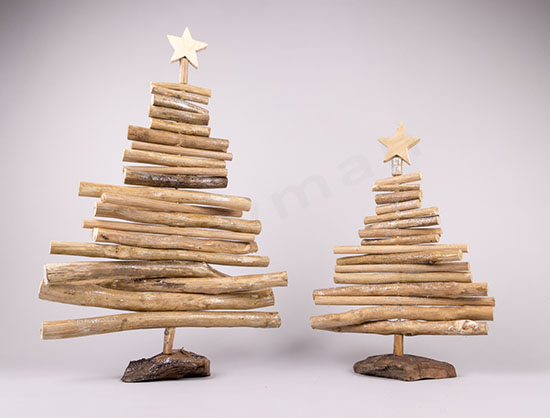 Δέντρο χριστουγεννιάτικο 48cm & 33cm