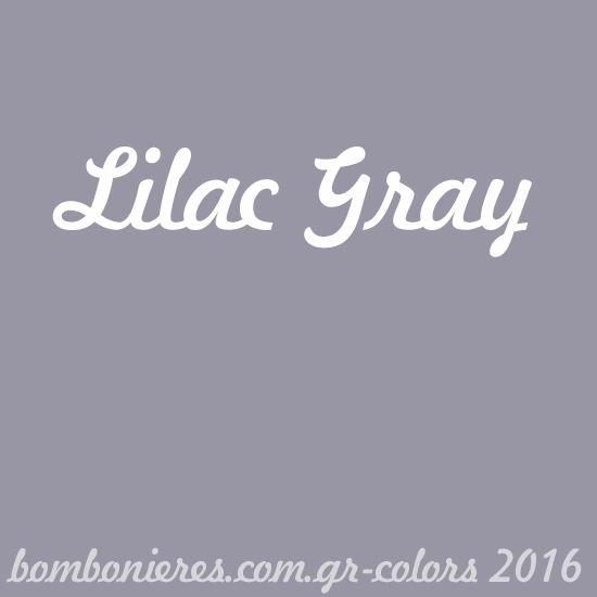 Lilac Gray - bombonieres.com.gr - Χρώματα 2016