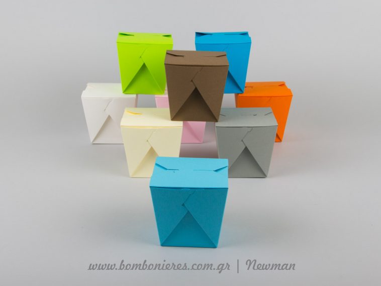 origami boxes colours newman