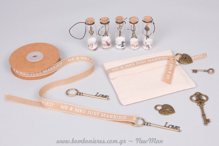 Love locks (λουκέτα αγάπης) για την μπομπονιέρα του γάμου σας