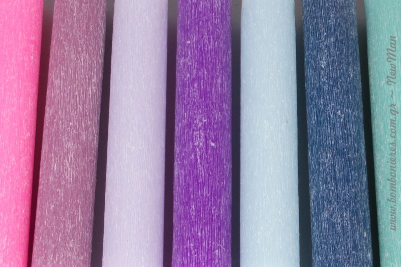 Χρώματα κι αρώματα για τις πασχαλινές σας λαμπάδες (30 x 200mm).